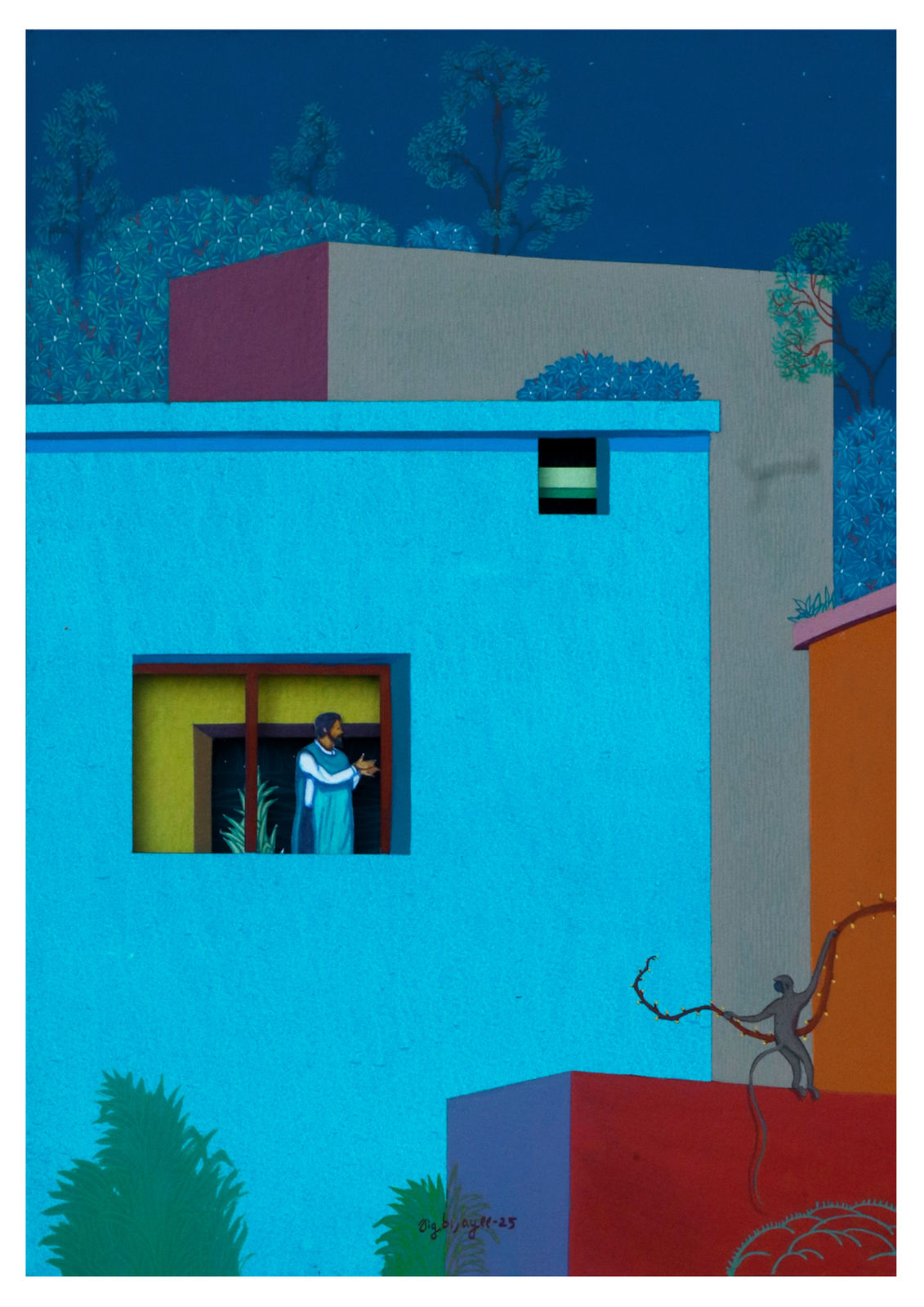 Digbijayee Khatua, The Wall Between-III, 2025