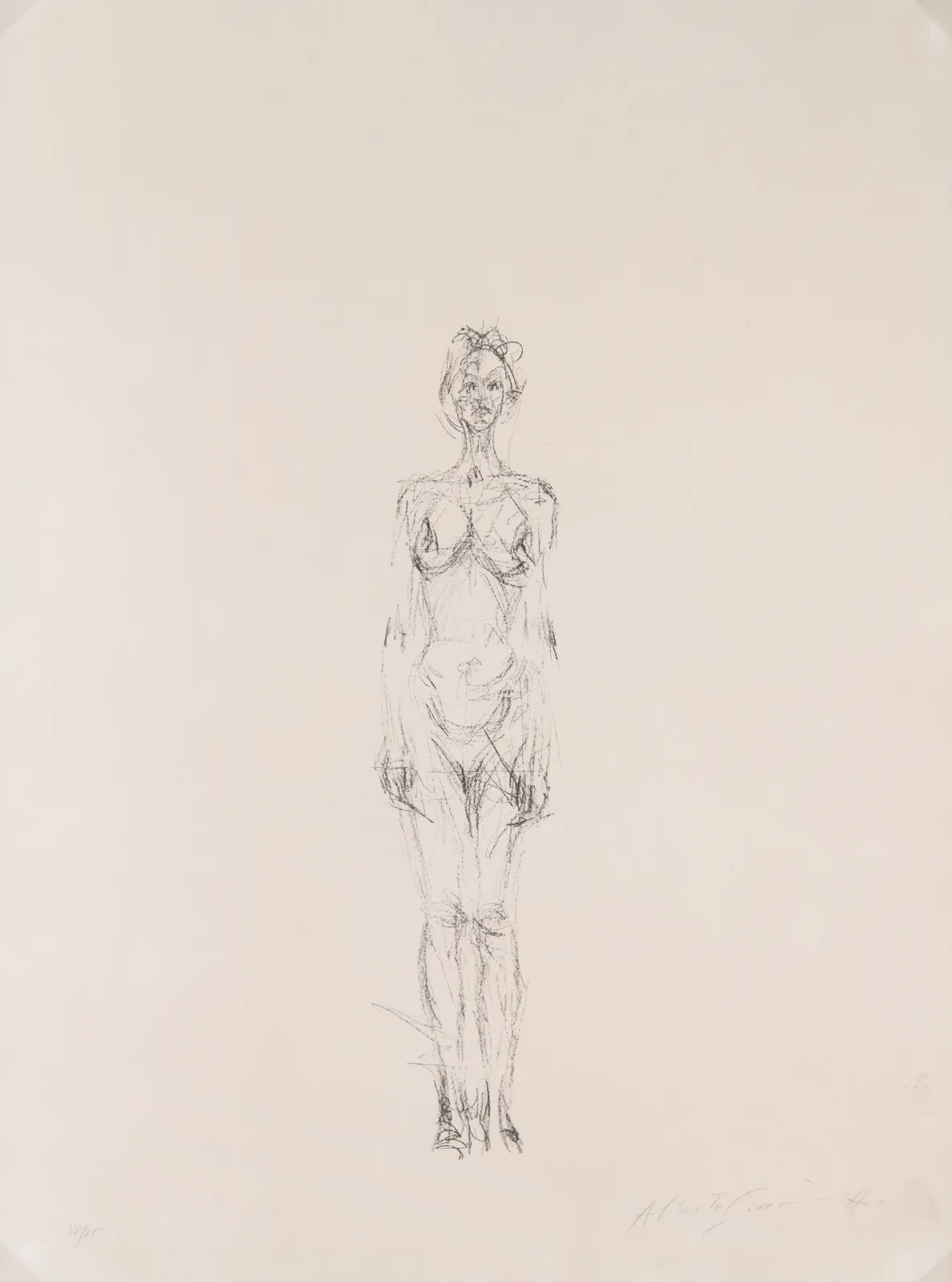 Alberto Giacometti, Nu Debout I (Standing Nude I), 1961