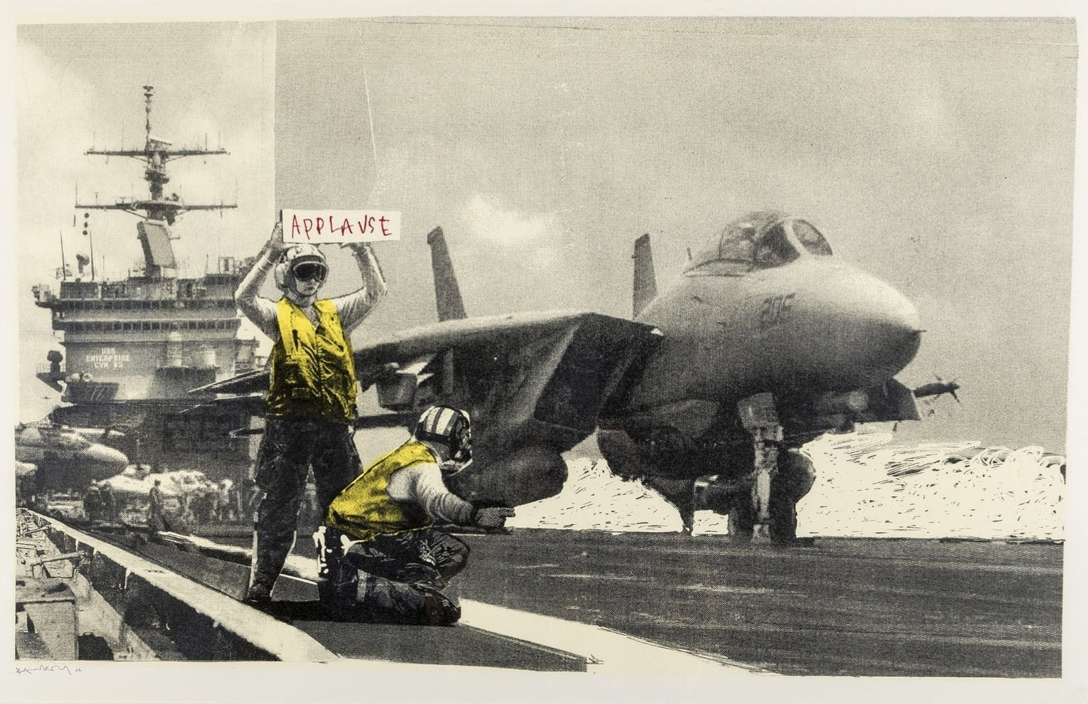 Banksy Signed Applause print for sale