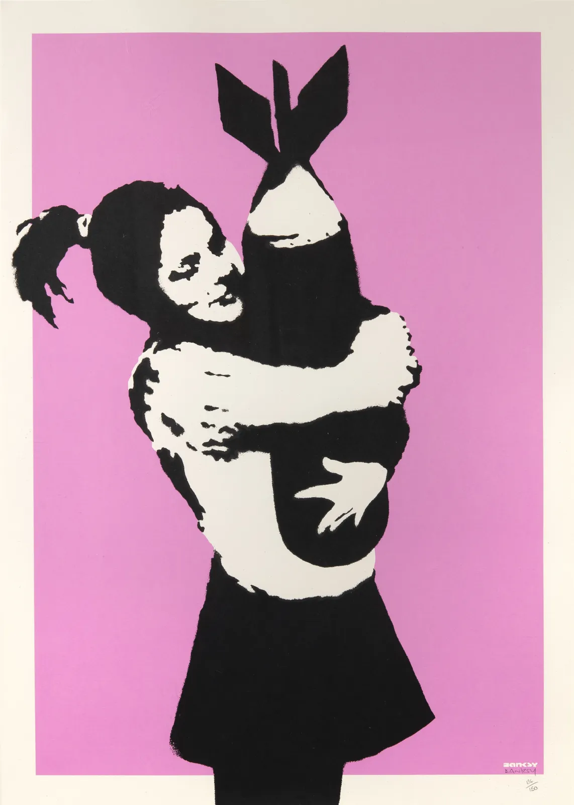 Banksy, Bomb Hugger, 2003