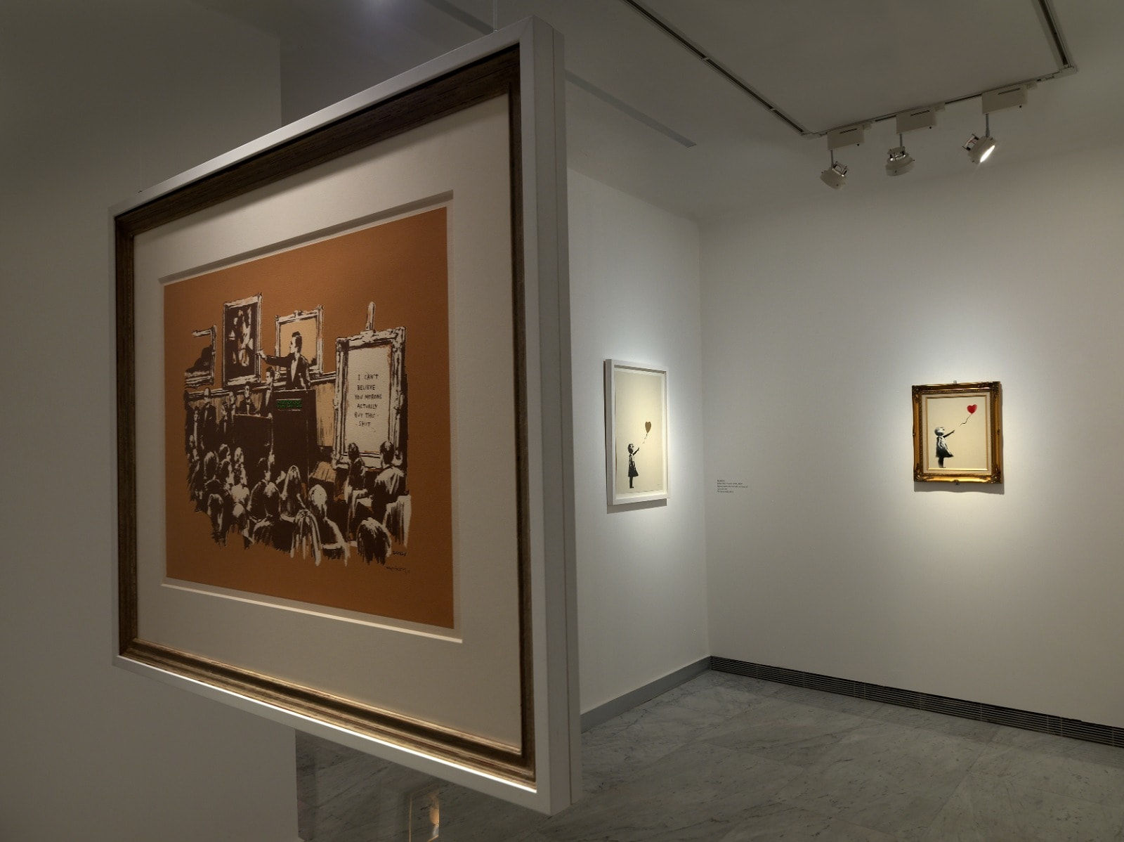 girl with balloon morons banksy artwork for sale