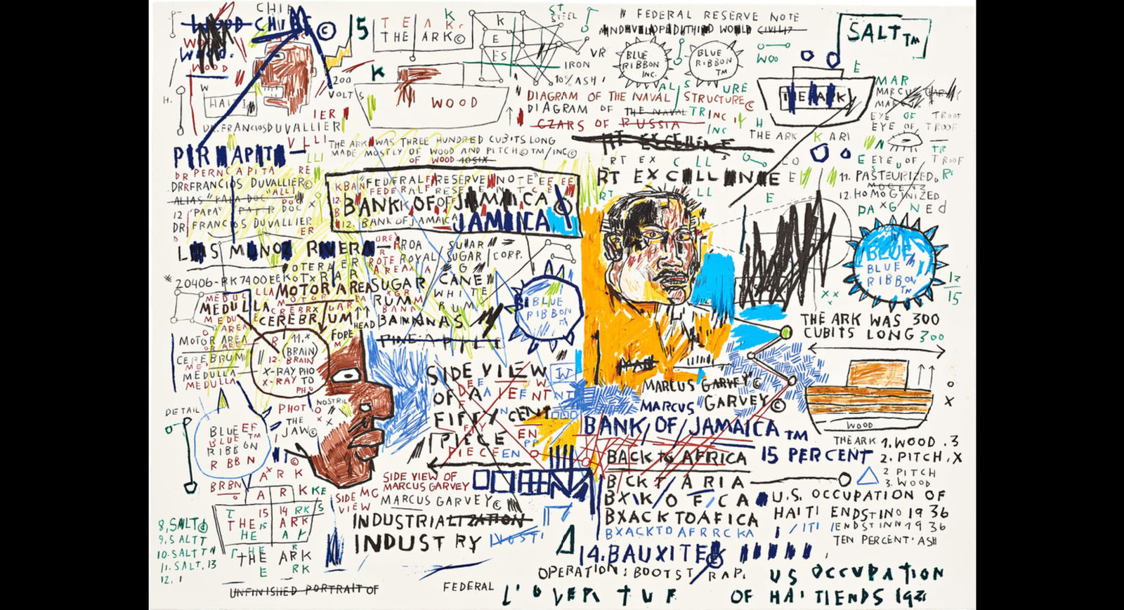 Jean-Michel Basquiat, 50 Cent Piece, 1982/83/2020