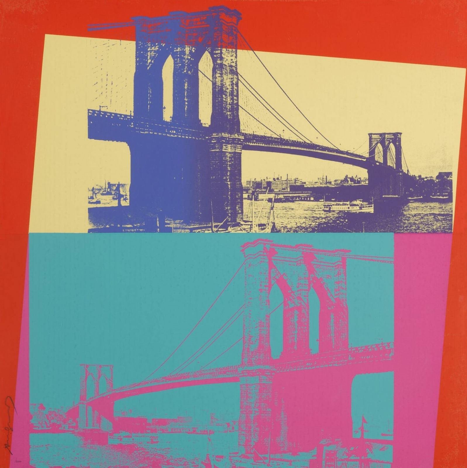 Andy Warhol Brooklyn Bridge FOR SALE