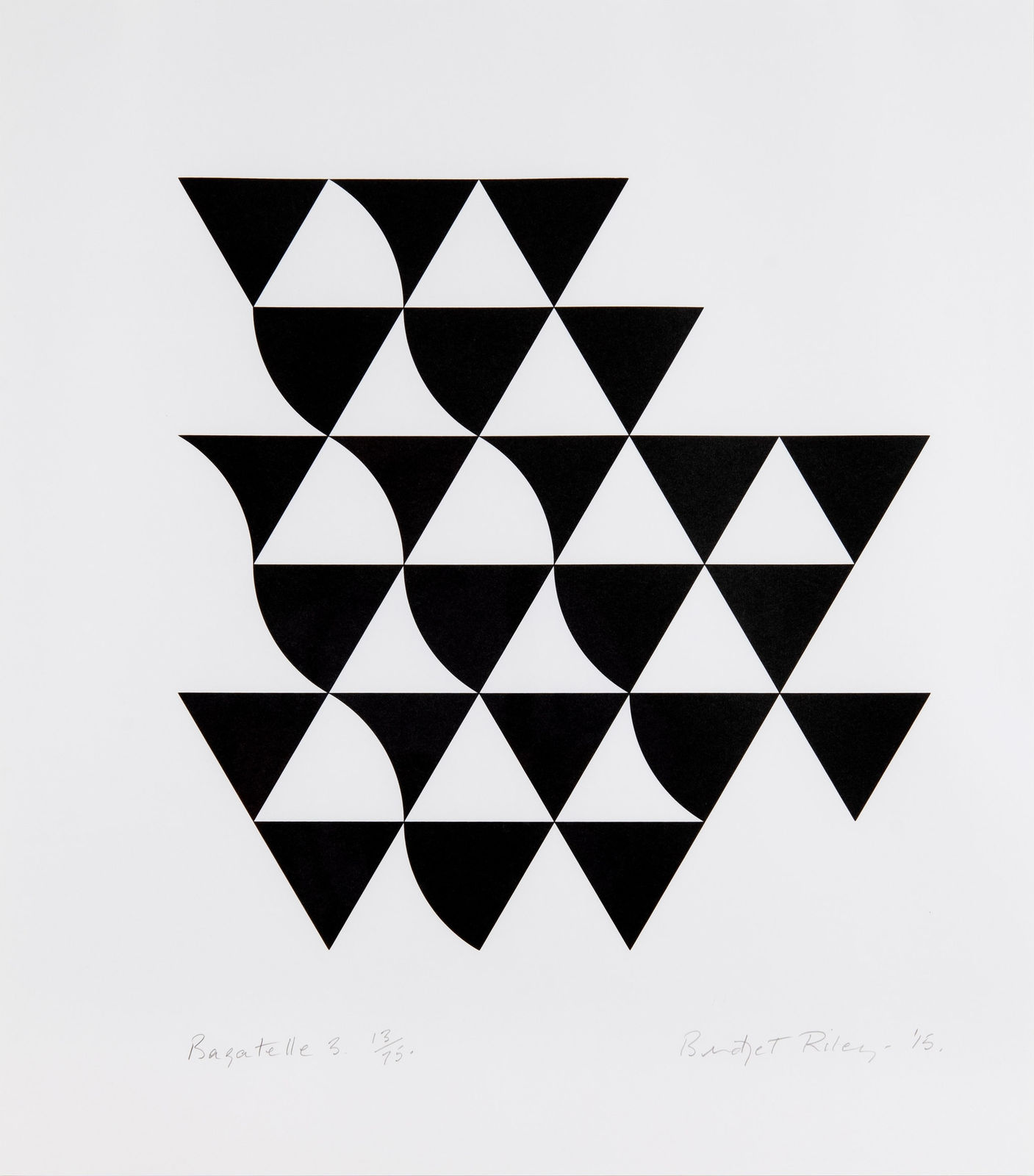 Bridget Riley, Bagatelle 3, 2015
