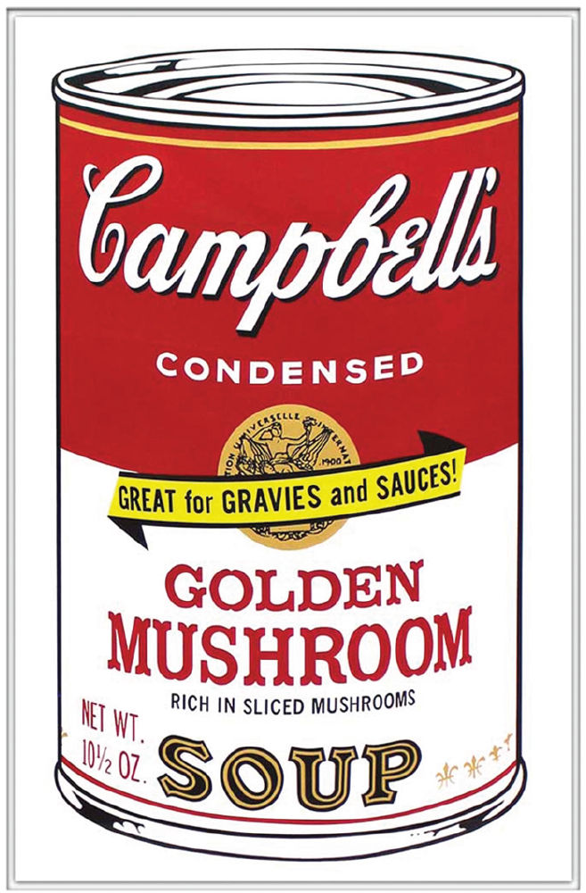 Andy Warhol, Campbell’s Soup II (F & S II.62) (Golden Mushroom) , 1969