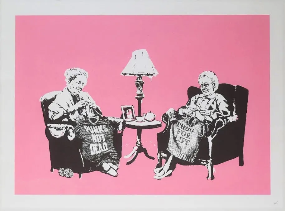 Grannies Unsigned print for sale by Banksy