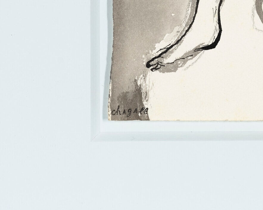 Marc Chagall, Sketch for The Vindictive Philosopher (illustration no.20 for the Tales of Boccace, Verve, Paris, 1950), 1949-50