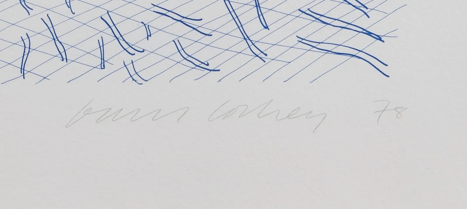 David Hockney, Lithographic Water Made of Lines, 1978 (T.210), 1978