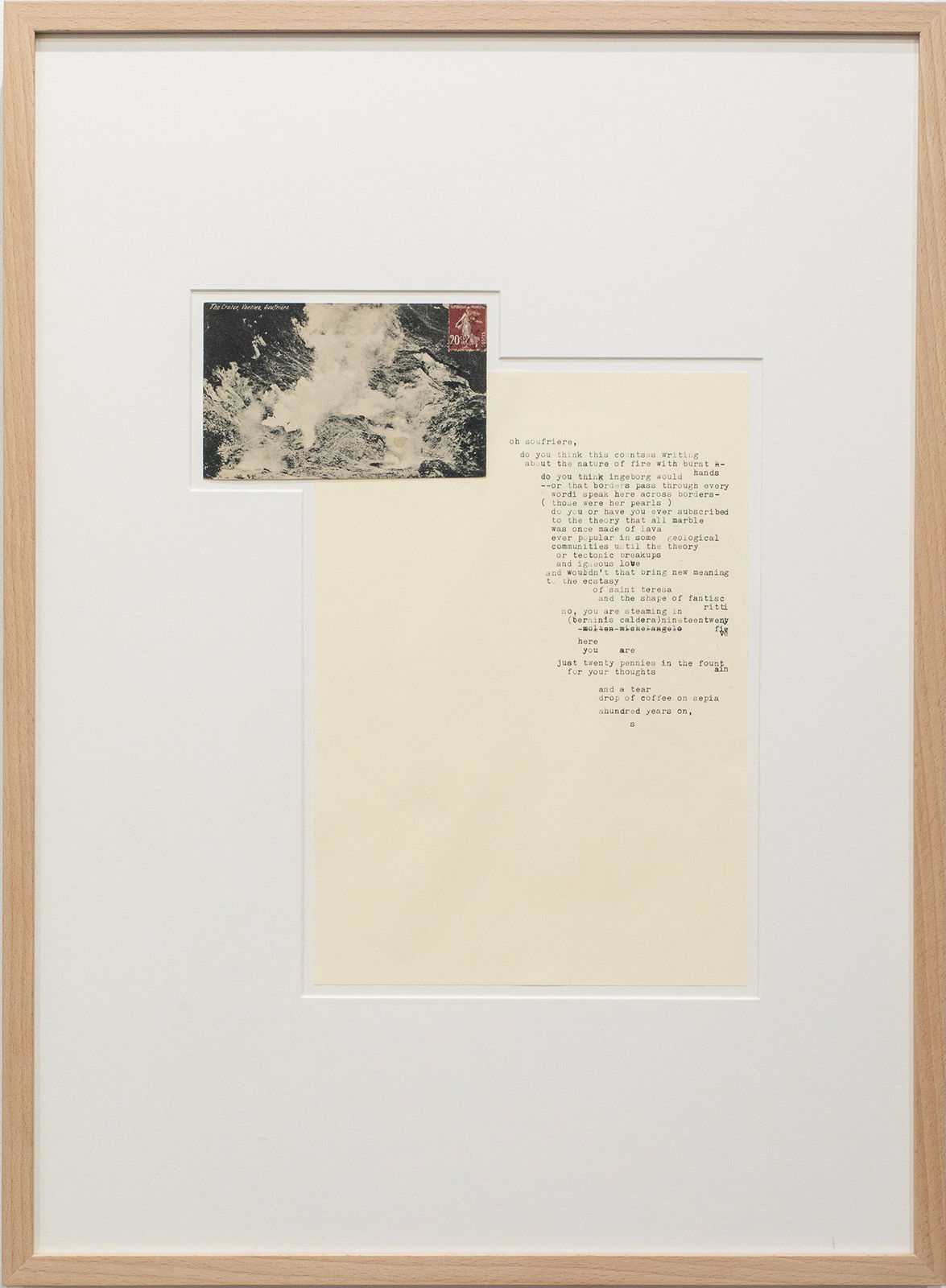 Sabine Mirlesse, oh soufriere, do you think this counts as writing, 2022