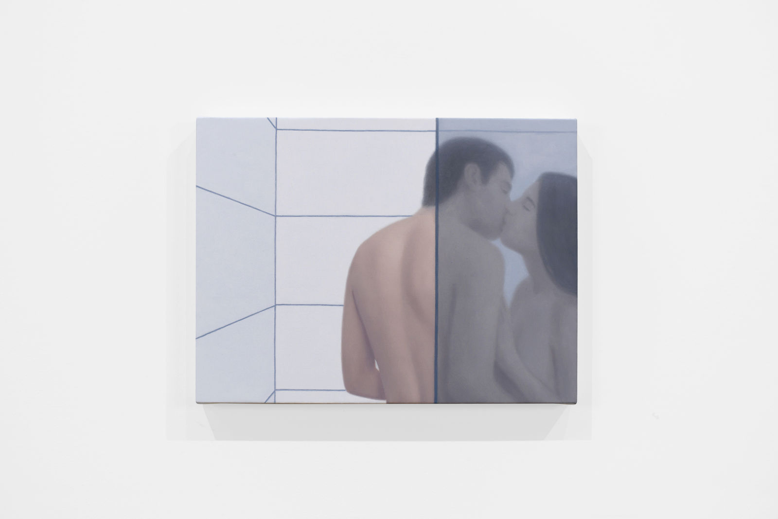 Ridley Howard, Shower Kiss in Grey, 2021
