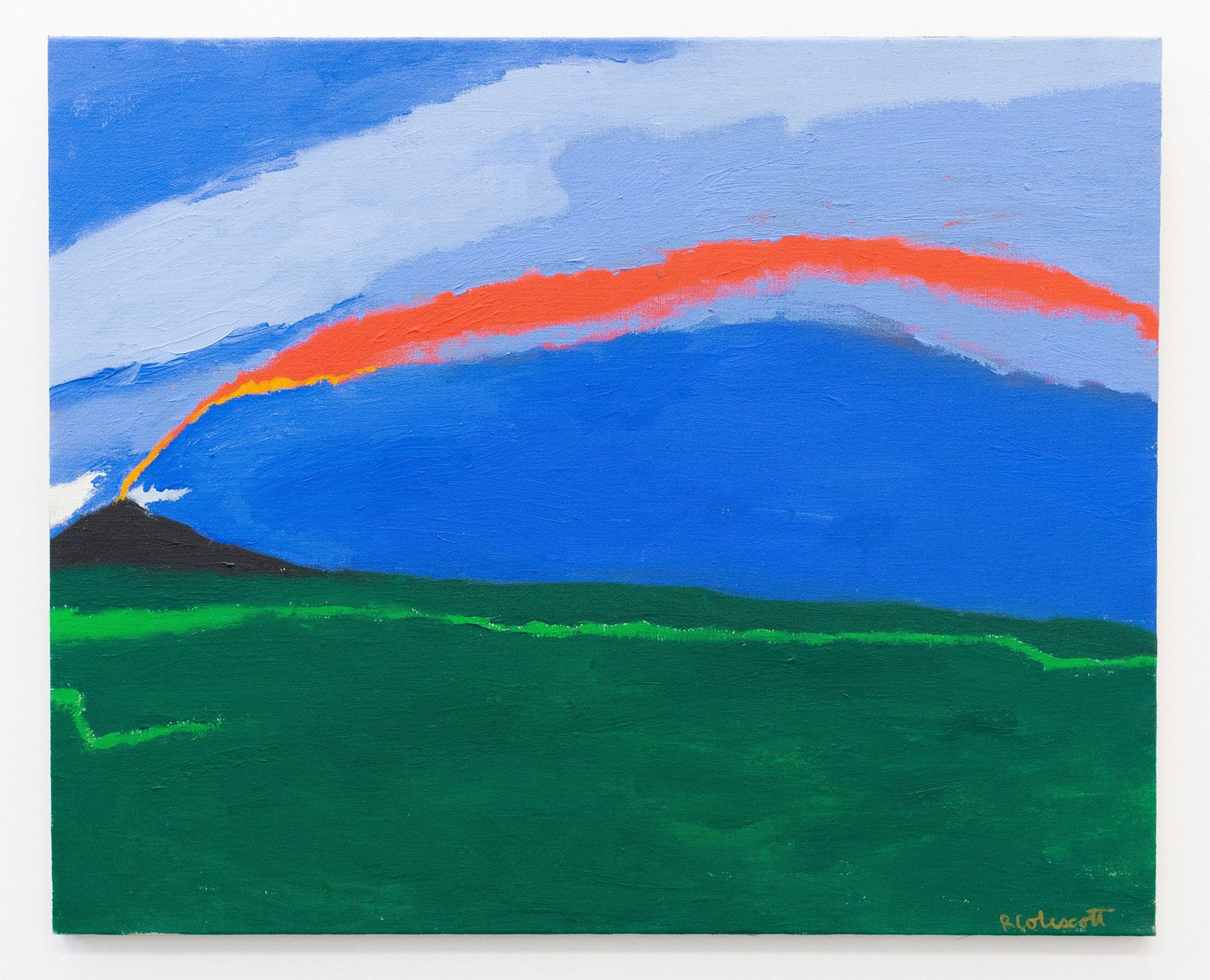 Robert Colescott, Volcano, 1968
