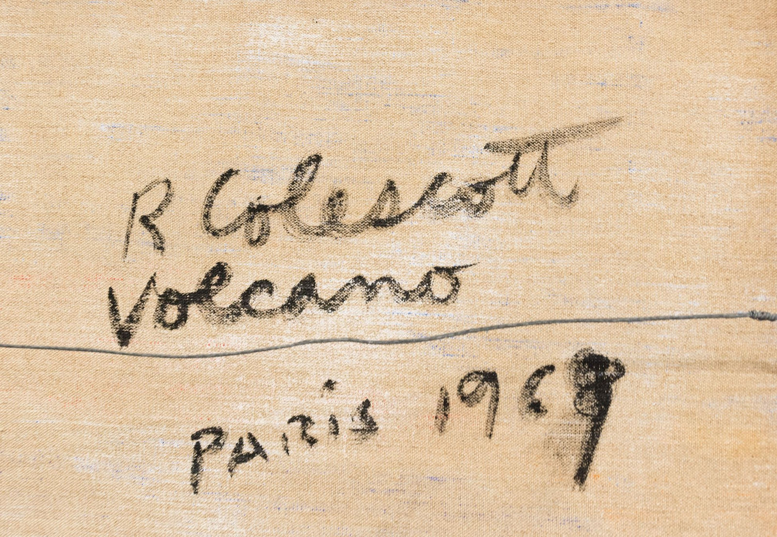 Robert Colescott, Volcano, 1968