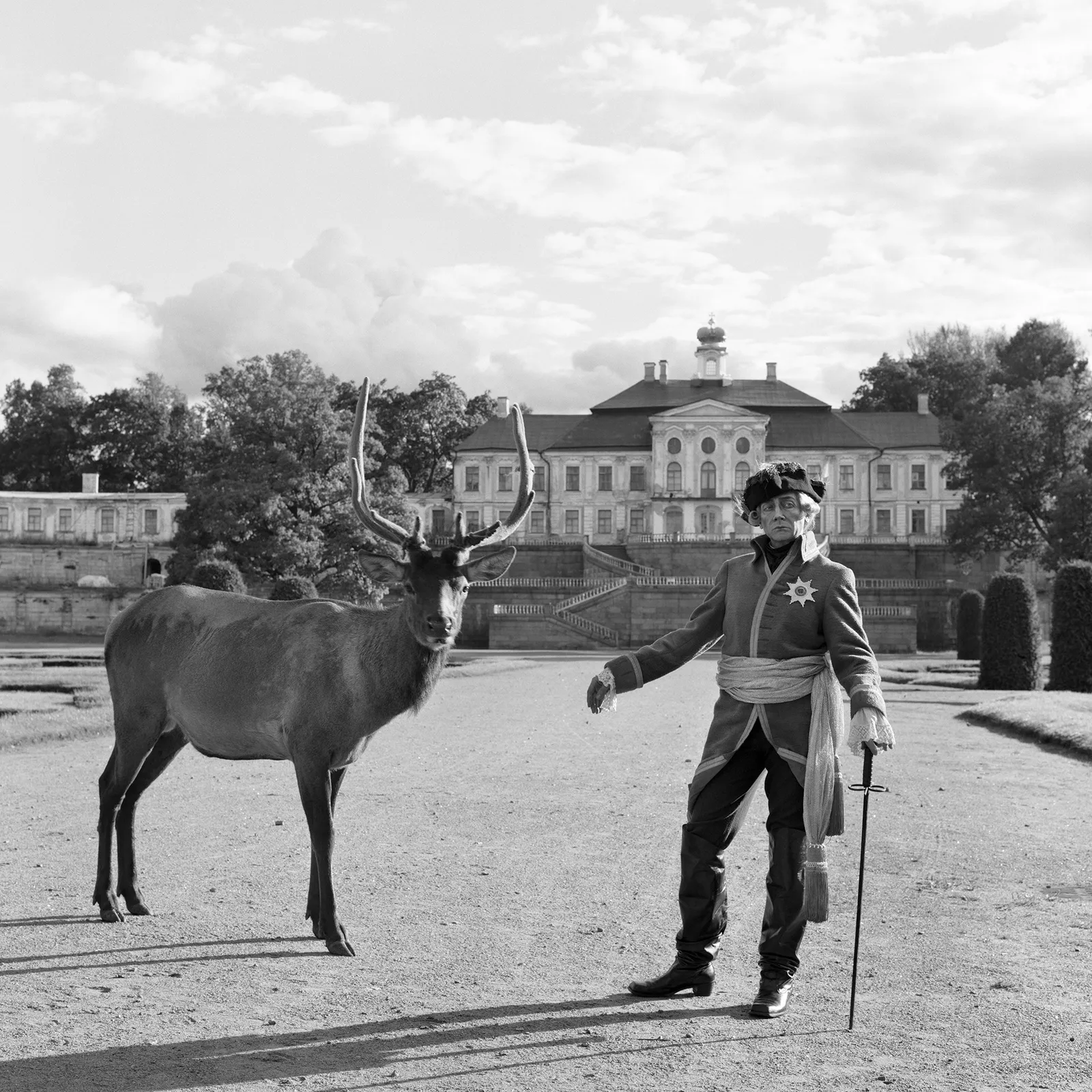 Валерий Кацуба, Владислав Мамышев-Монро, Friedrich. Portrait with a deer | Фридрих. Портрет с оленем., 2005