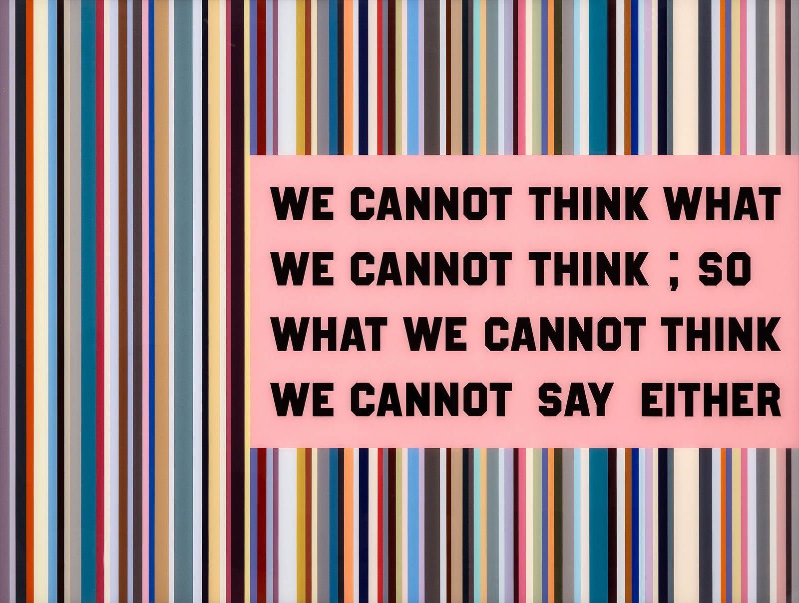 Ольга Татаринцева, We cannot think what we cannot think | То, чего мы не можем мыслить, того мы мыслить не можем, 2022