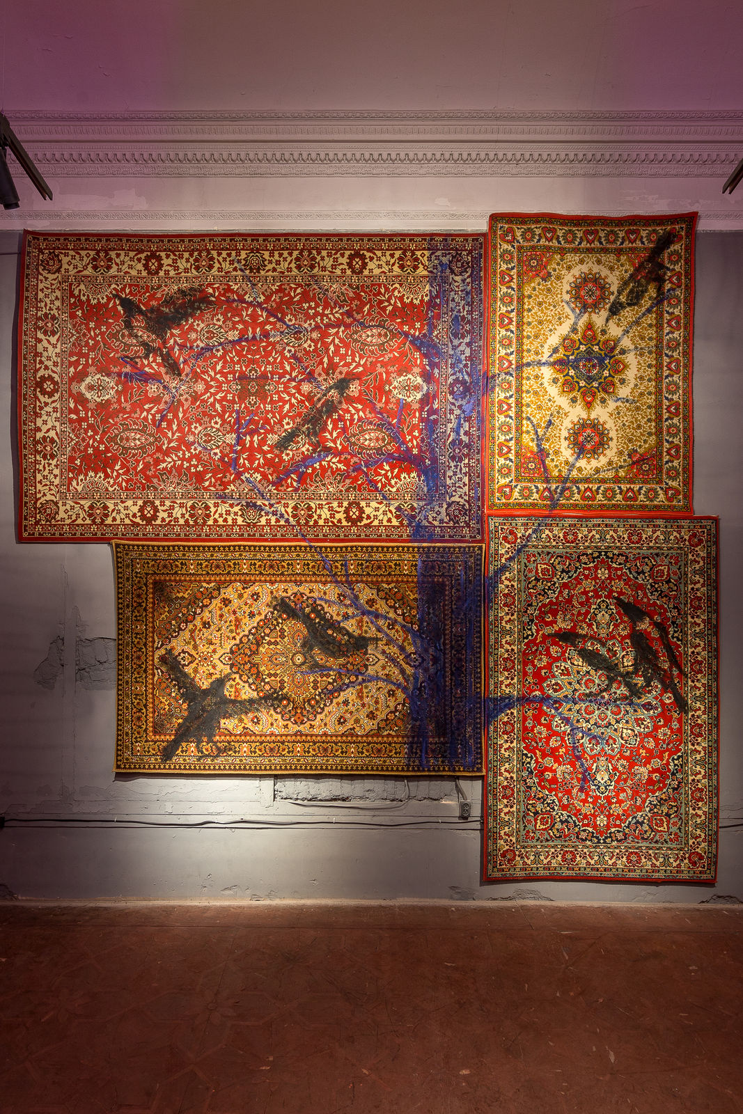 Хаим Сокол, The blue tree in a magical forest | Синее дерево в волшебном лесу, 2021