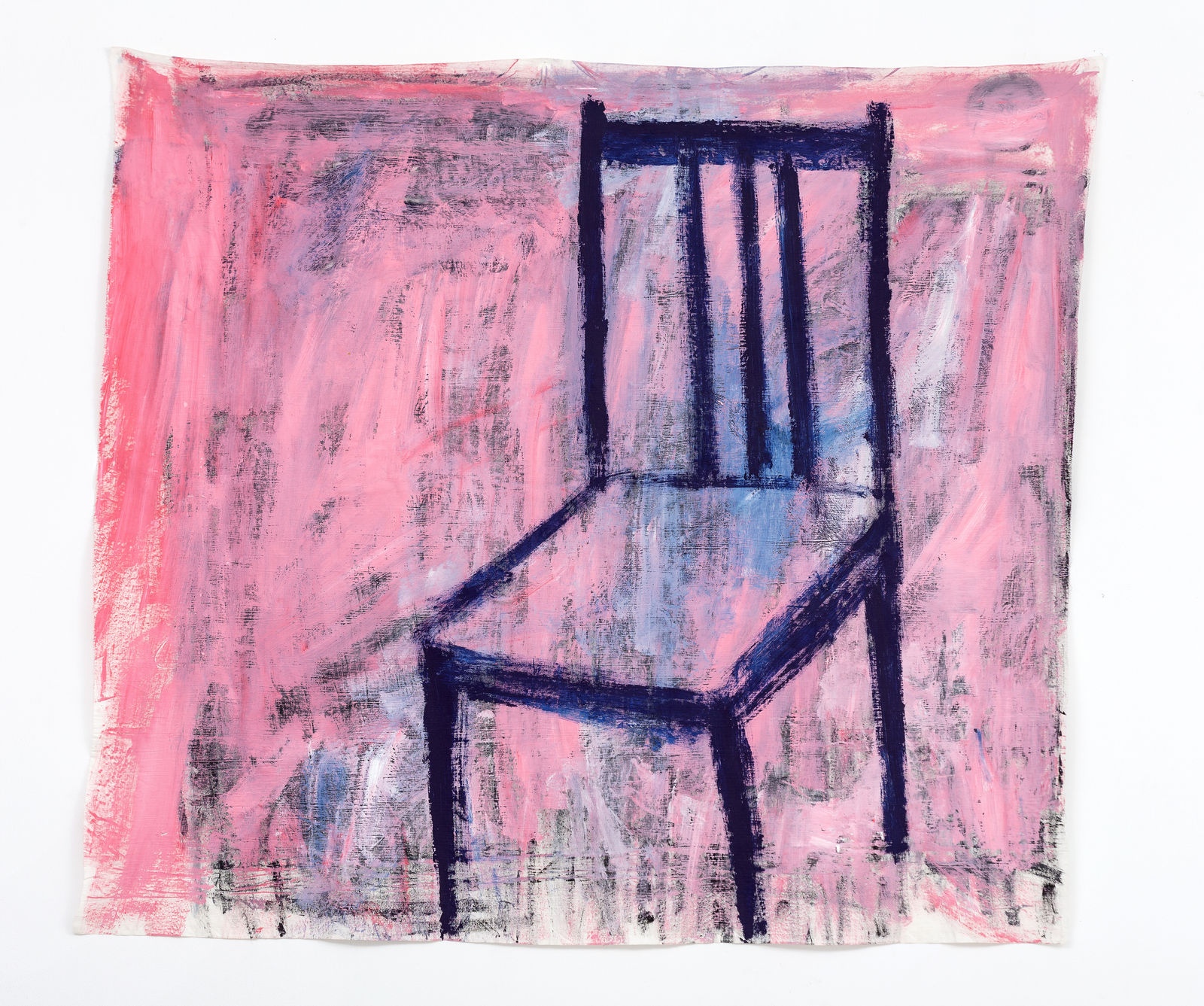 Хаим Сокол, Blue Chair | Синий стул, 2020