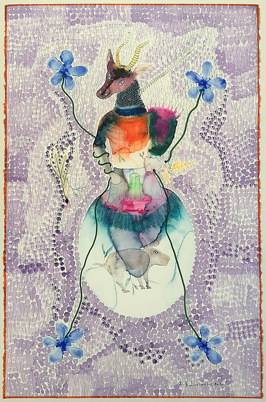 Franck LUNDANGI, The Spirits of Nature, 2020