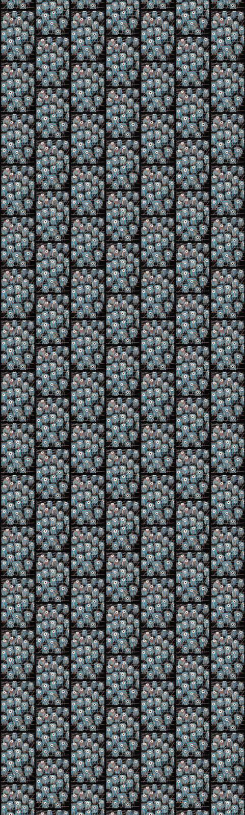 Omar BA, untitled (papier peint), 2014-2015 *