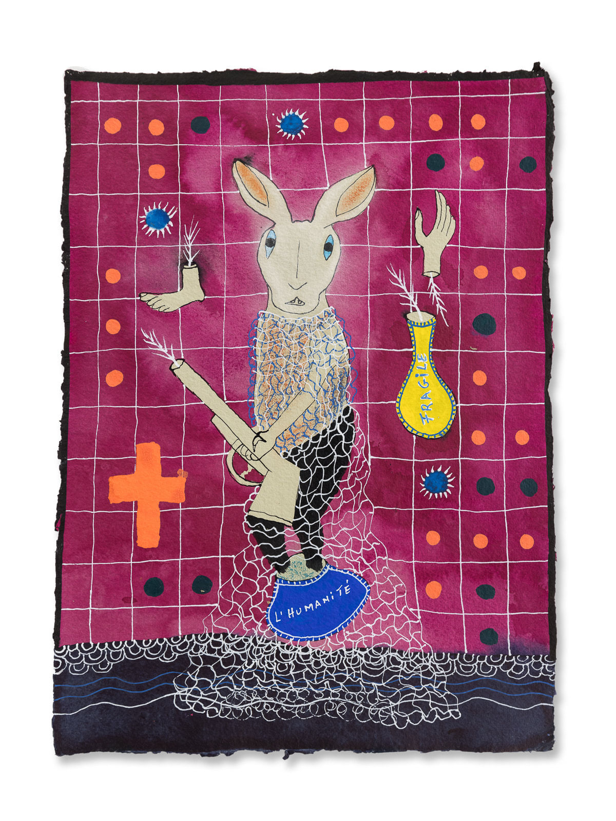 Franck LUNDANGI, L'Humanité fragile, 2024