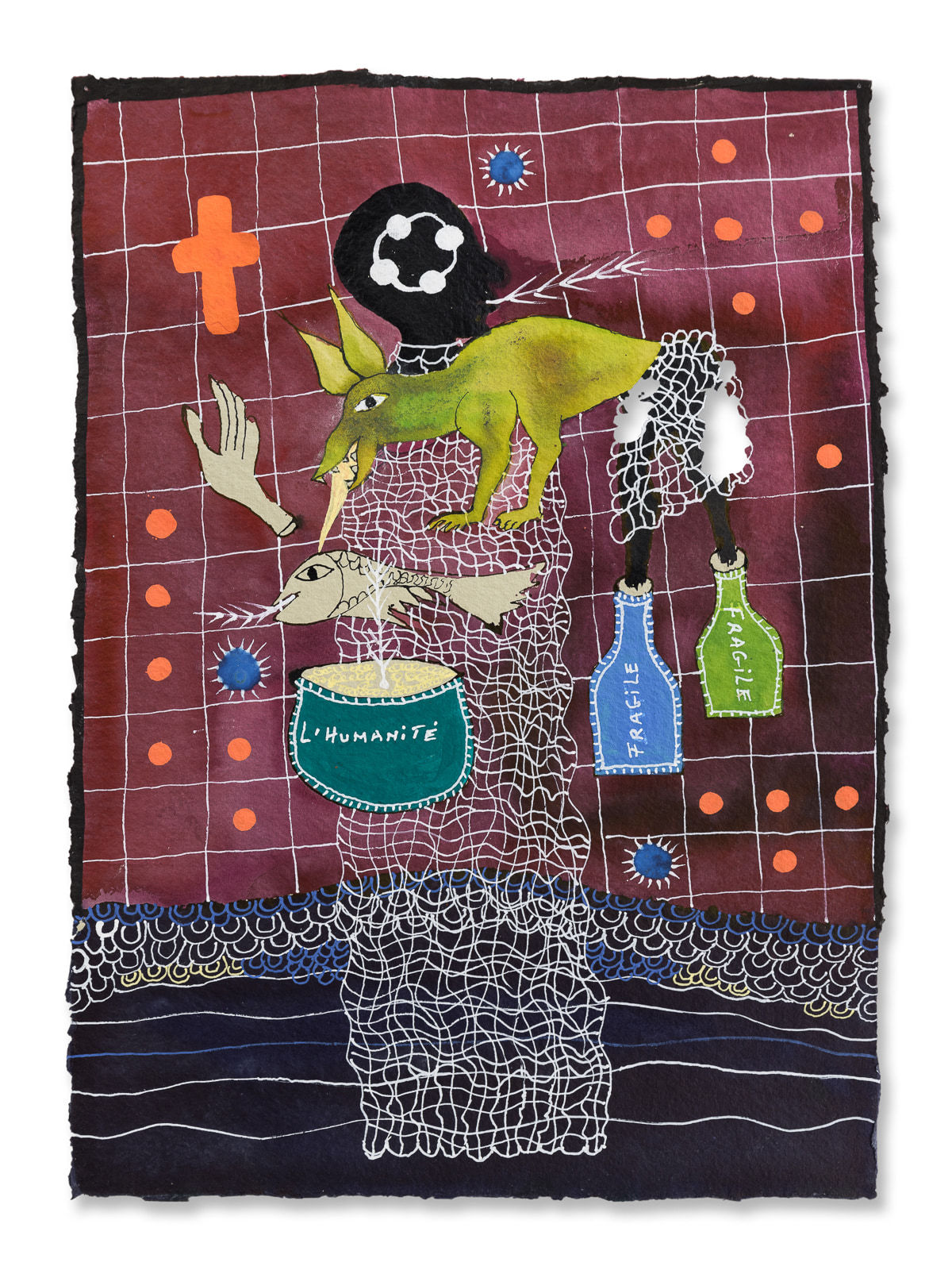 Franck LUNDANGI, L'Humanité fragile, 2024