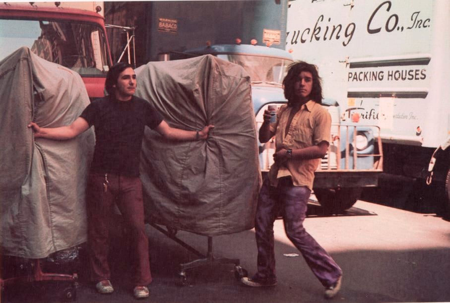 Helen LEVITT, New York 1971 (two guys in street) - HL 12, 1971 *