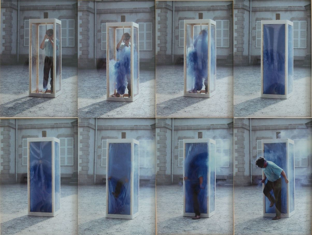 Roman SIGNER, Action ( Cabine et couleur bleue ), 8 août 1992 à Clisson 1992 **