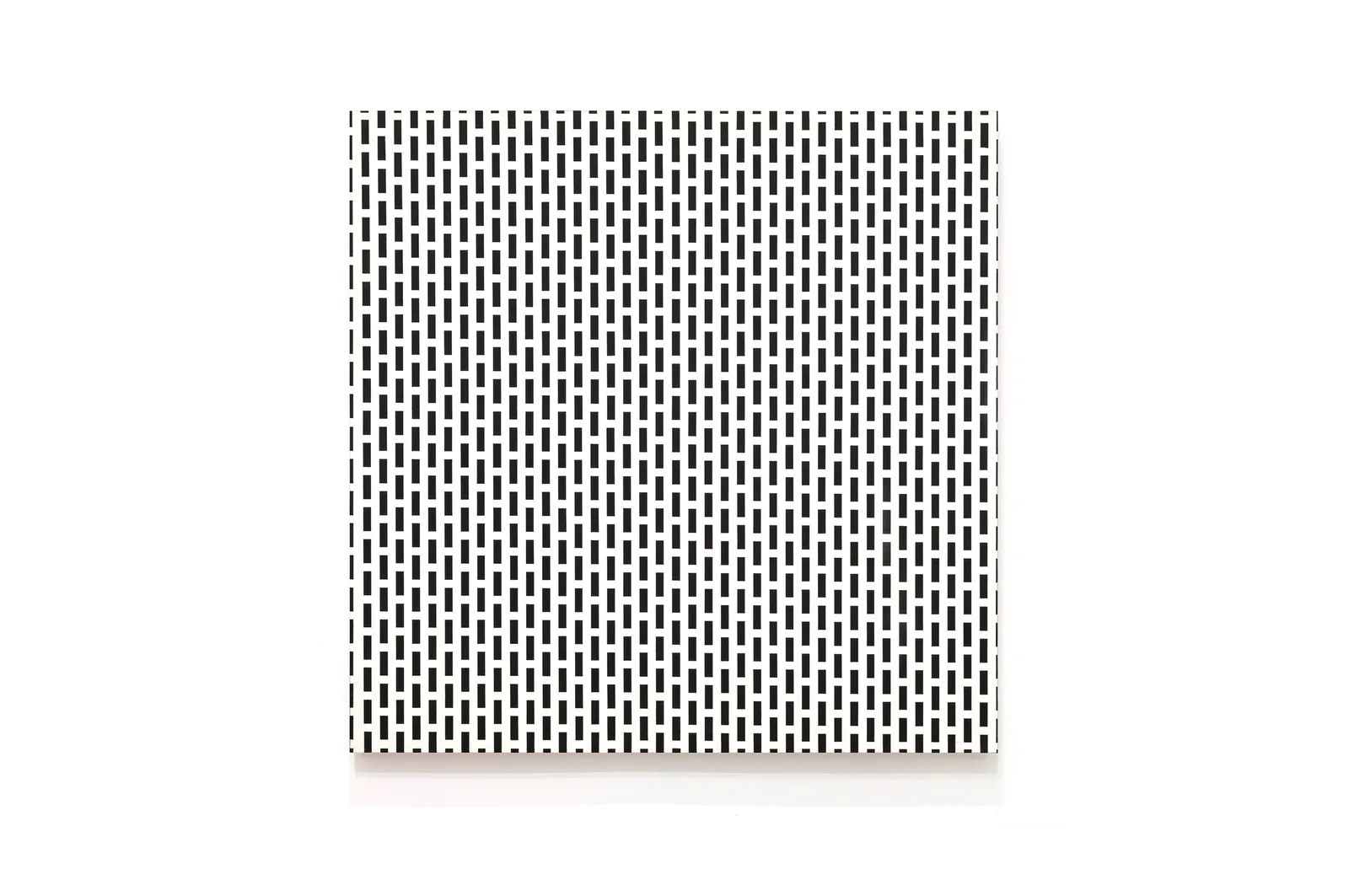 François Morellet, 3 trames de carrés = 1 trame de tirets, 1975