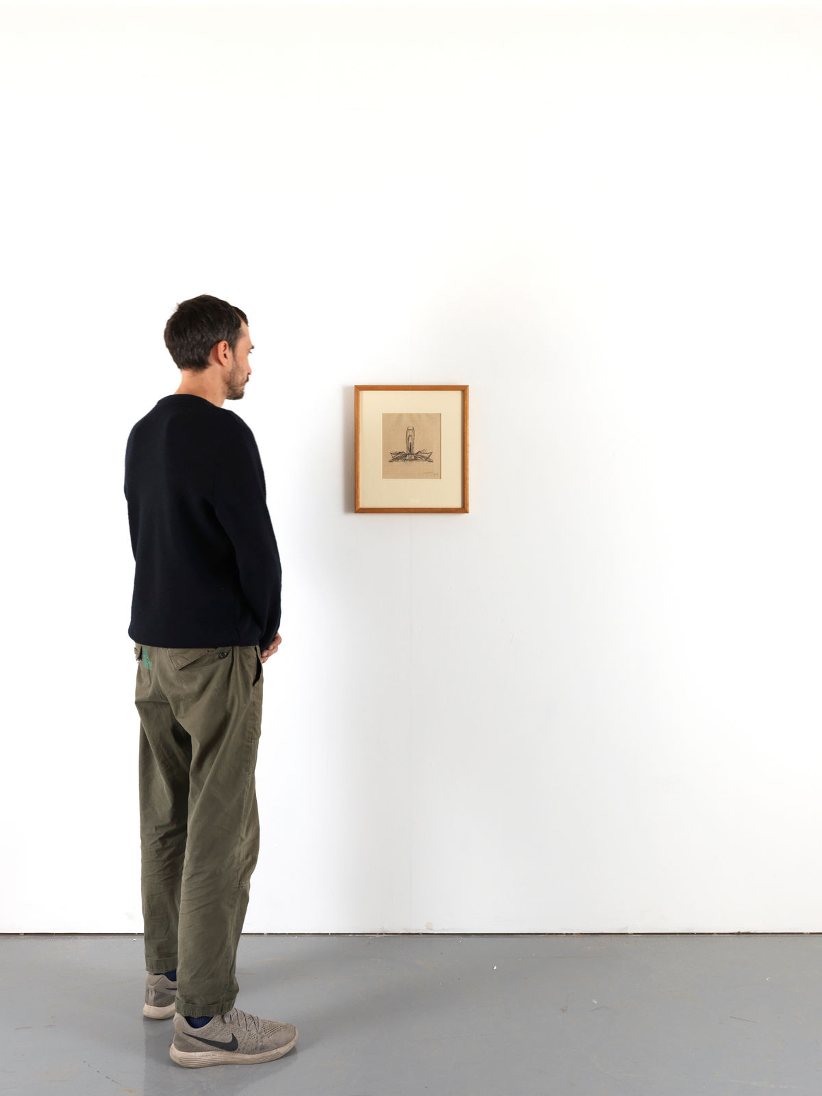 Naum Gabo, Sketch of the Monument to the Unknown Political Prisoner (D22), 1954