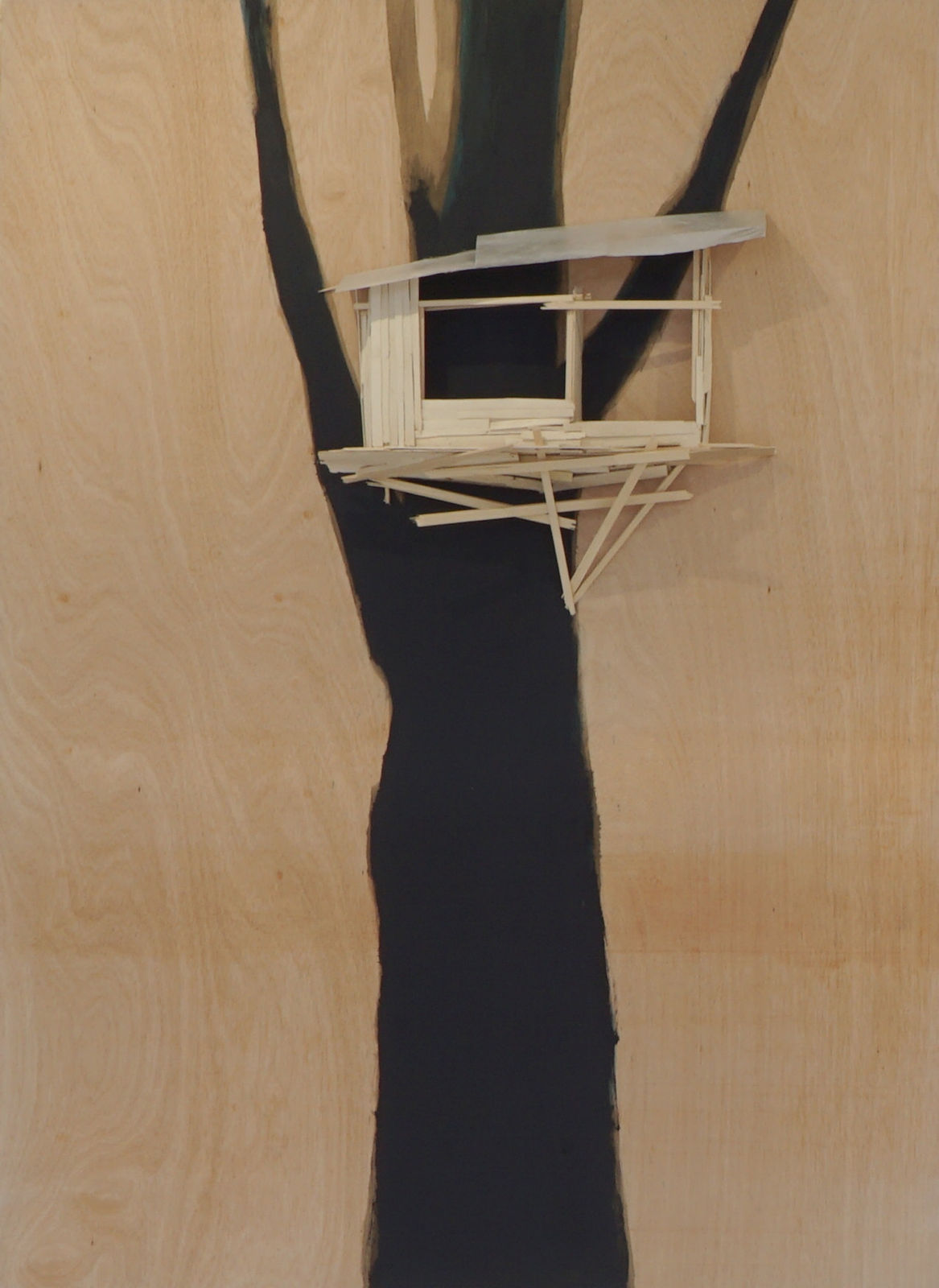 Tadashi Kawamata, Tree Hut in Tremblay Plan No. 6, 2019