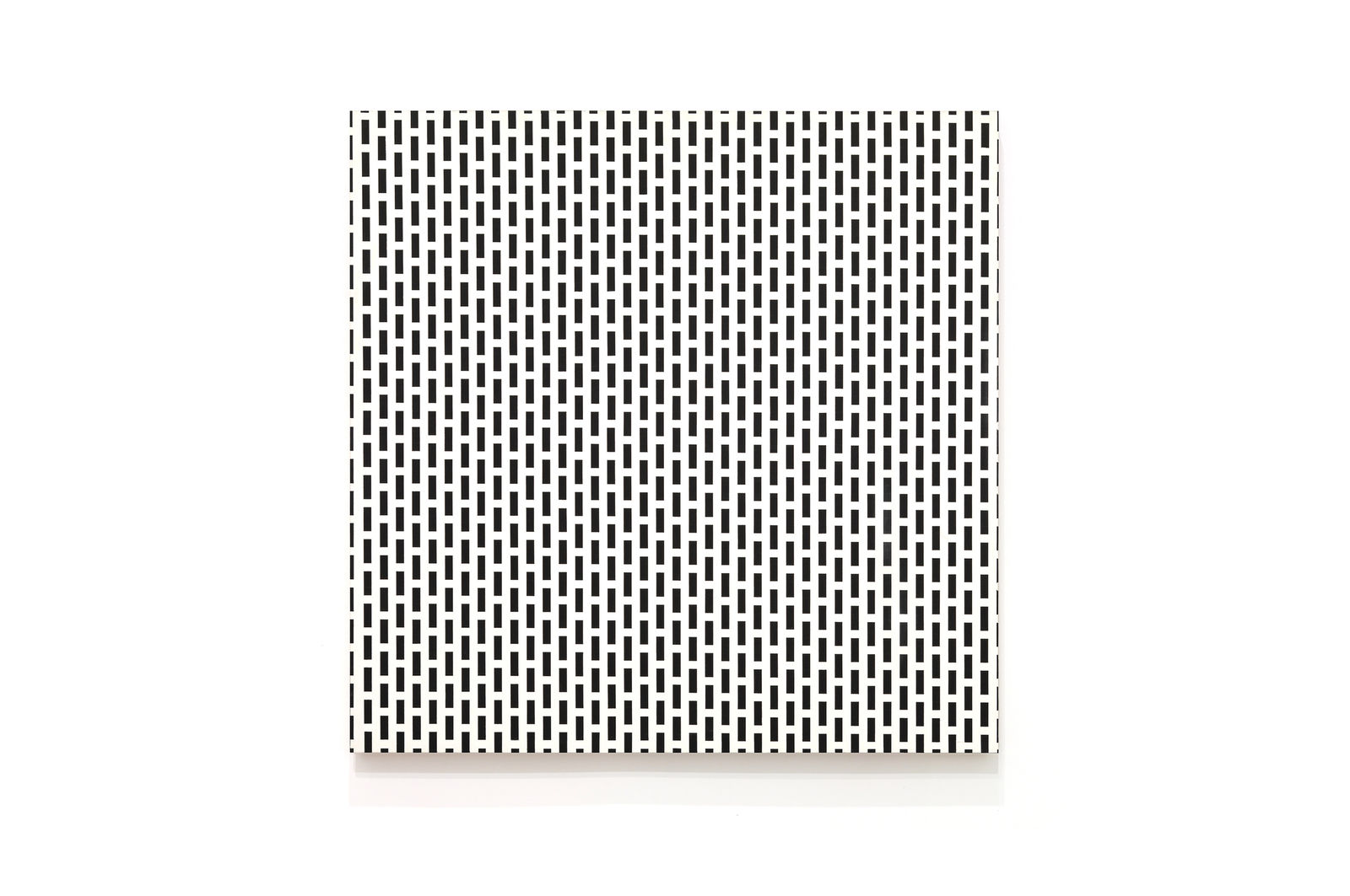 François Morellet, 3 trames de carrés = 1 trame de tirets, 1975