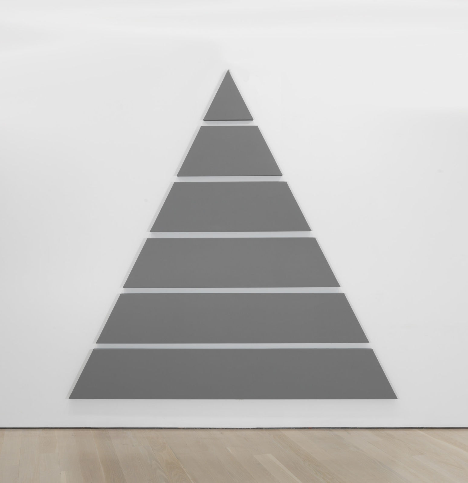 Alan Charlton, Triangle in 6 Parts, 2015