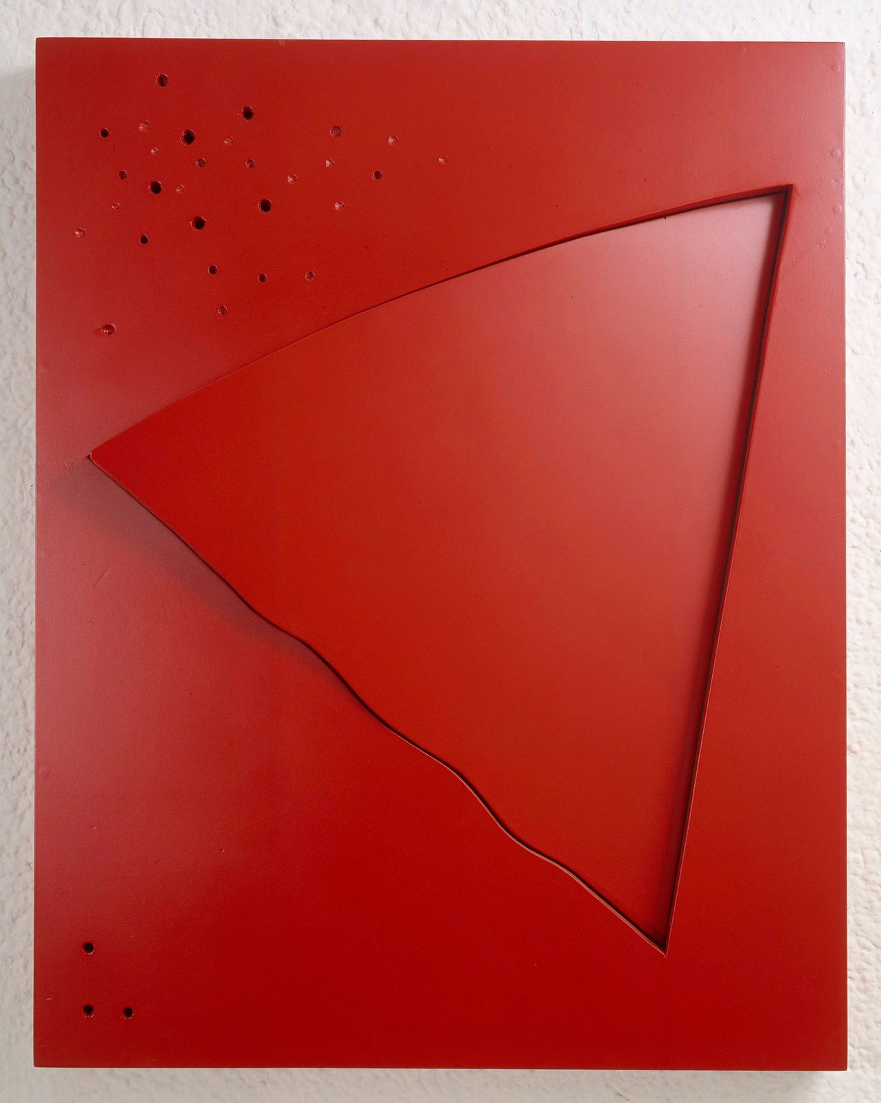 Yoshishige Saito, The Oblique 3 (Red), 1998