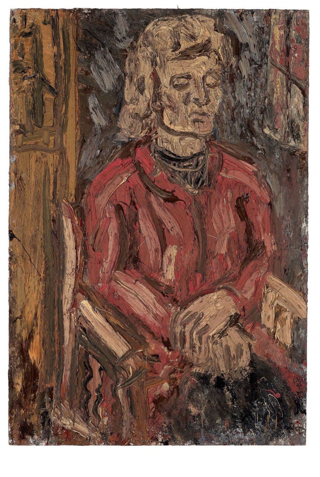 Leon Kossoff, Portrait of Anne I, 1989