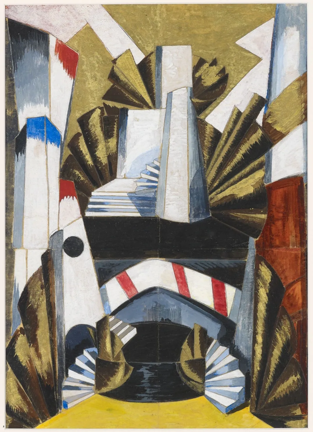 Alexandra Exter, Stage Design for ‘Romeo and Juliet’, 1921