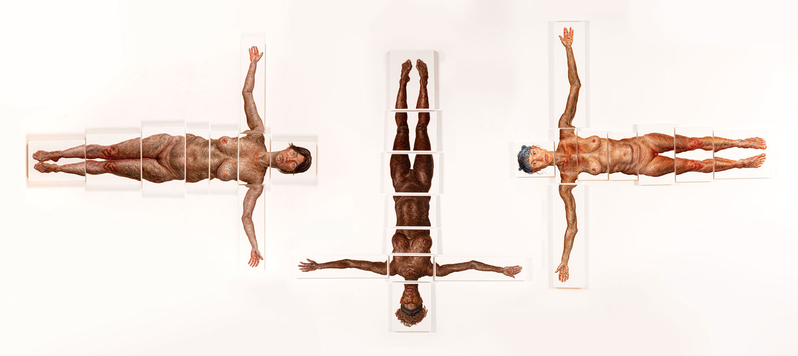 Paintings, 3 Figures, 2017