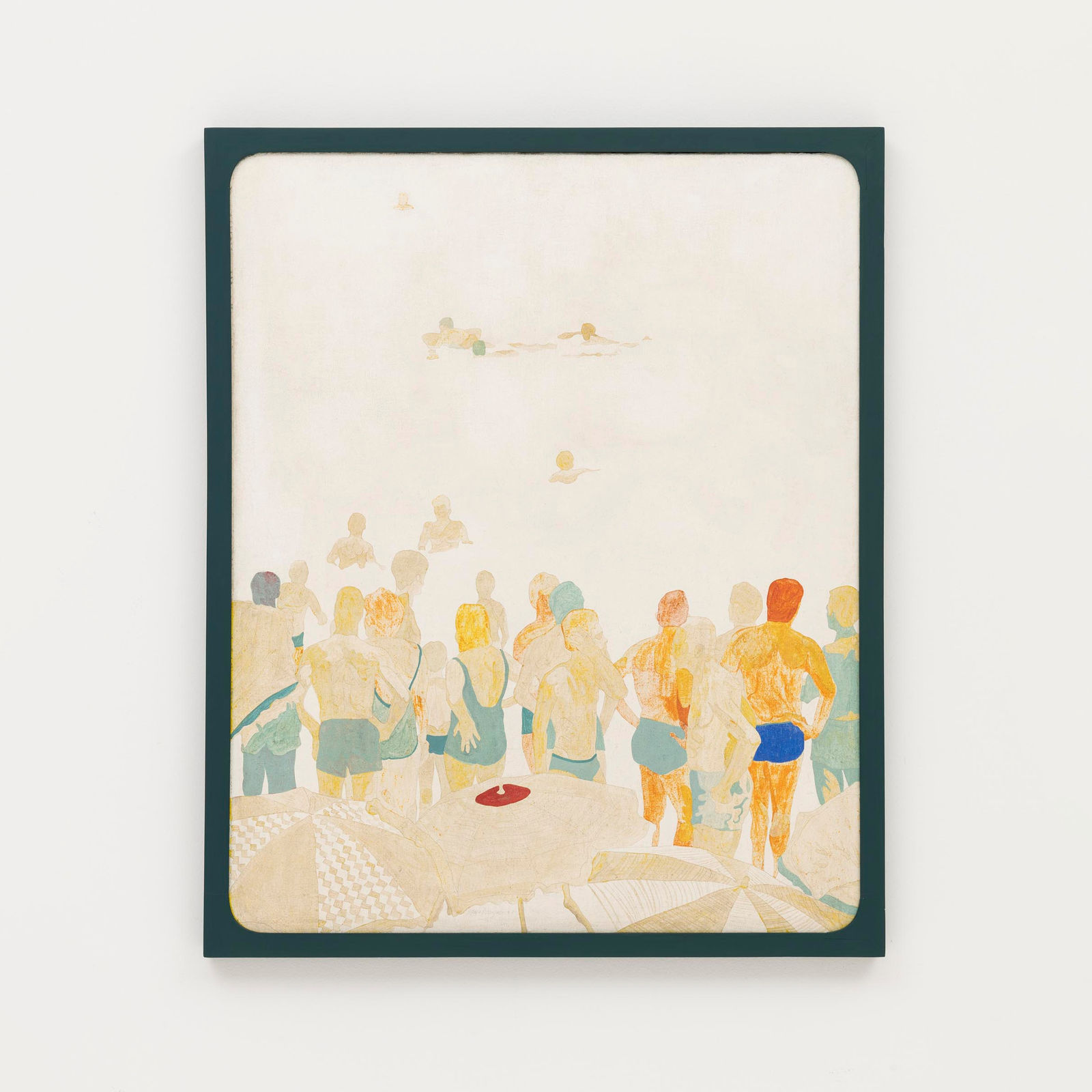 Glauco Rodrigues, O Engenheiro Cesar Thedim de Calção Azul, na Praia de Ipanema, Olhando o Mar, 1968