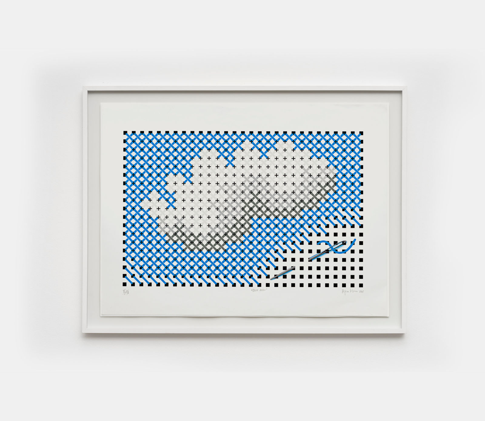 Regina Silveira, Blue skies, 2015