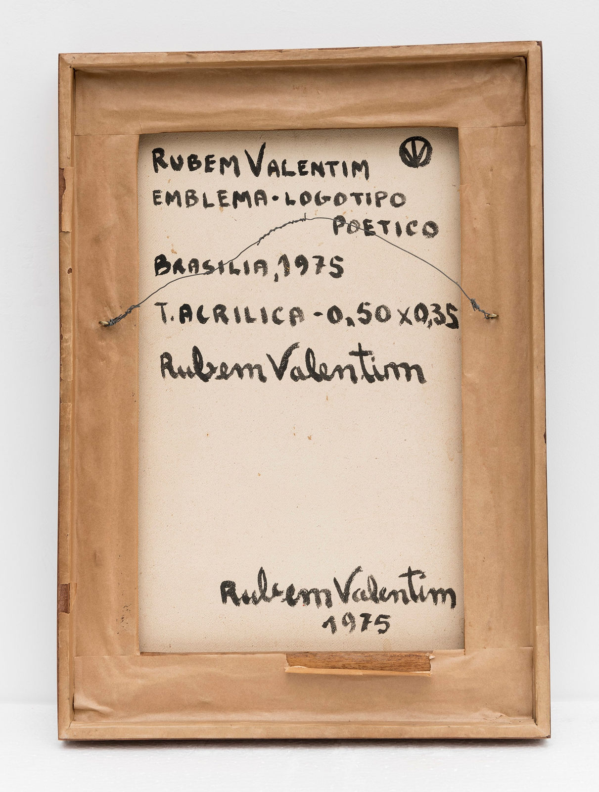 Rubem Valentim, Emblema - Logotipo - Poético [Emblem – Logotype – Poetic], 1975