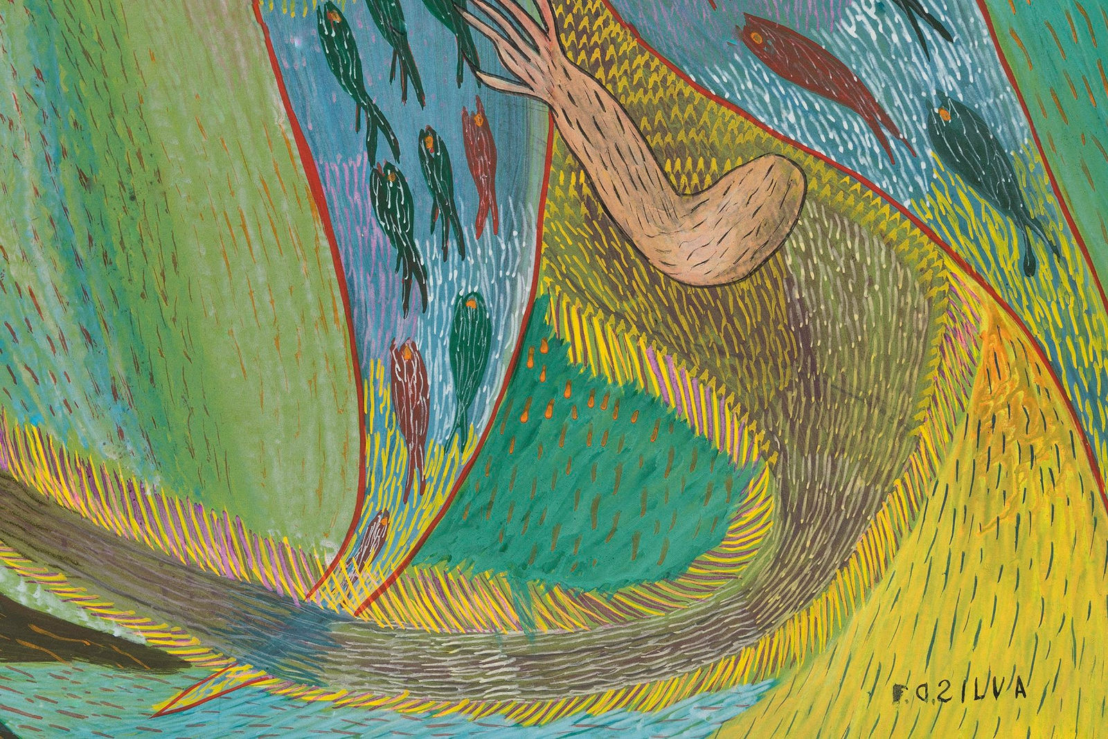 Chico da Silva (Francisco Domingos da Silva), Sem título [Untitled], década de 1960 [1960s]