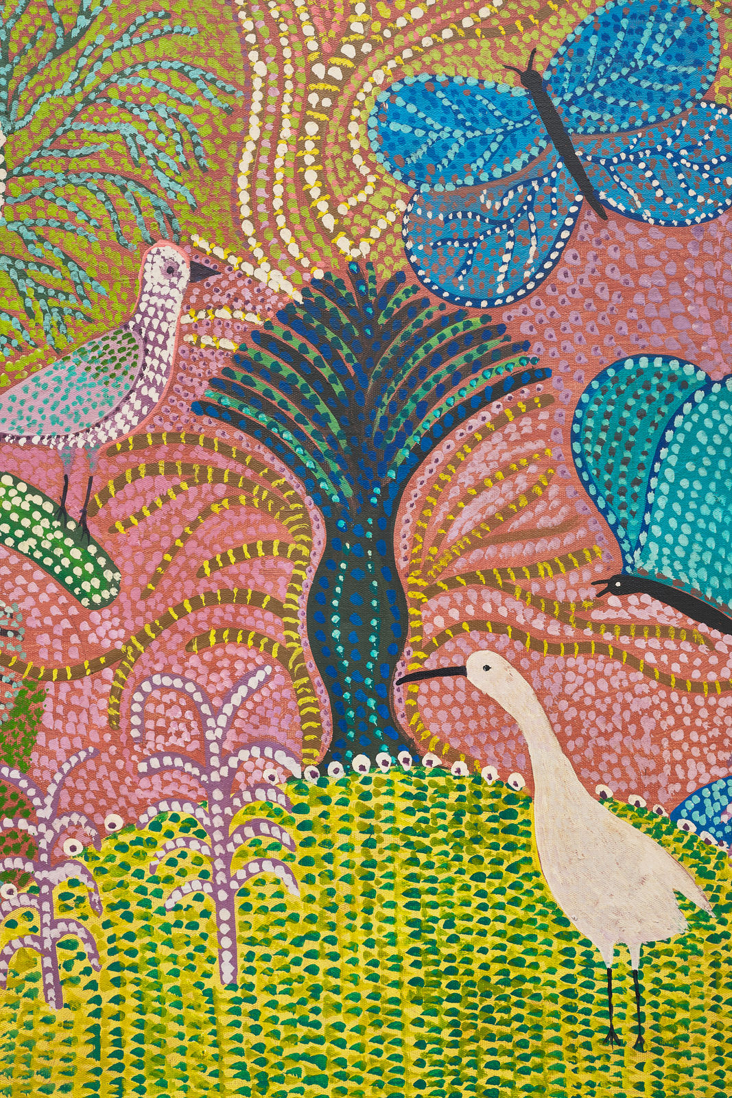 Grauben do Monte Lima, Paisagem com borboletas e pássaros, 1964