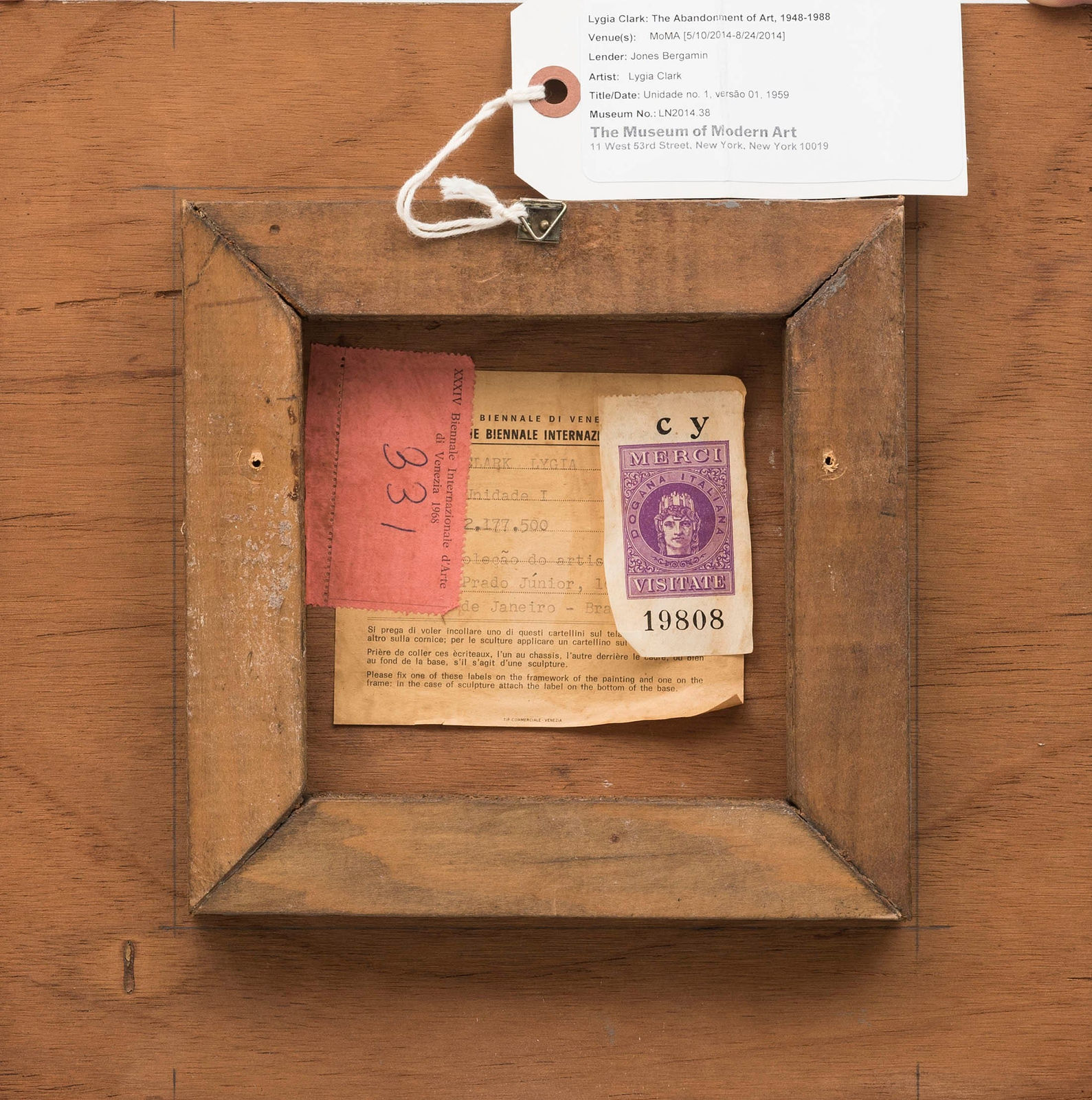 Lygia Clark, Unidade nº 1, versão 01, 1959