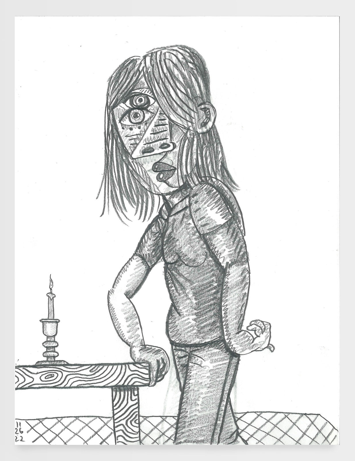 Brian Calvin, Untitled (November 26), 2022