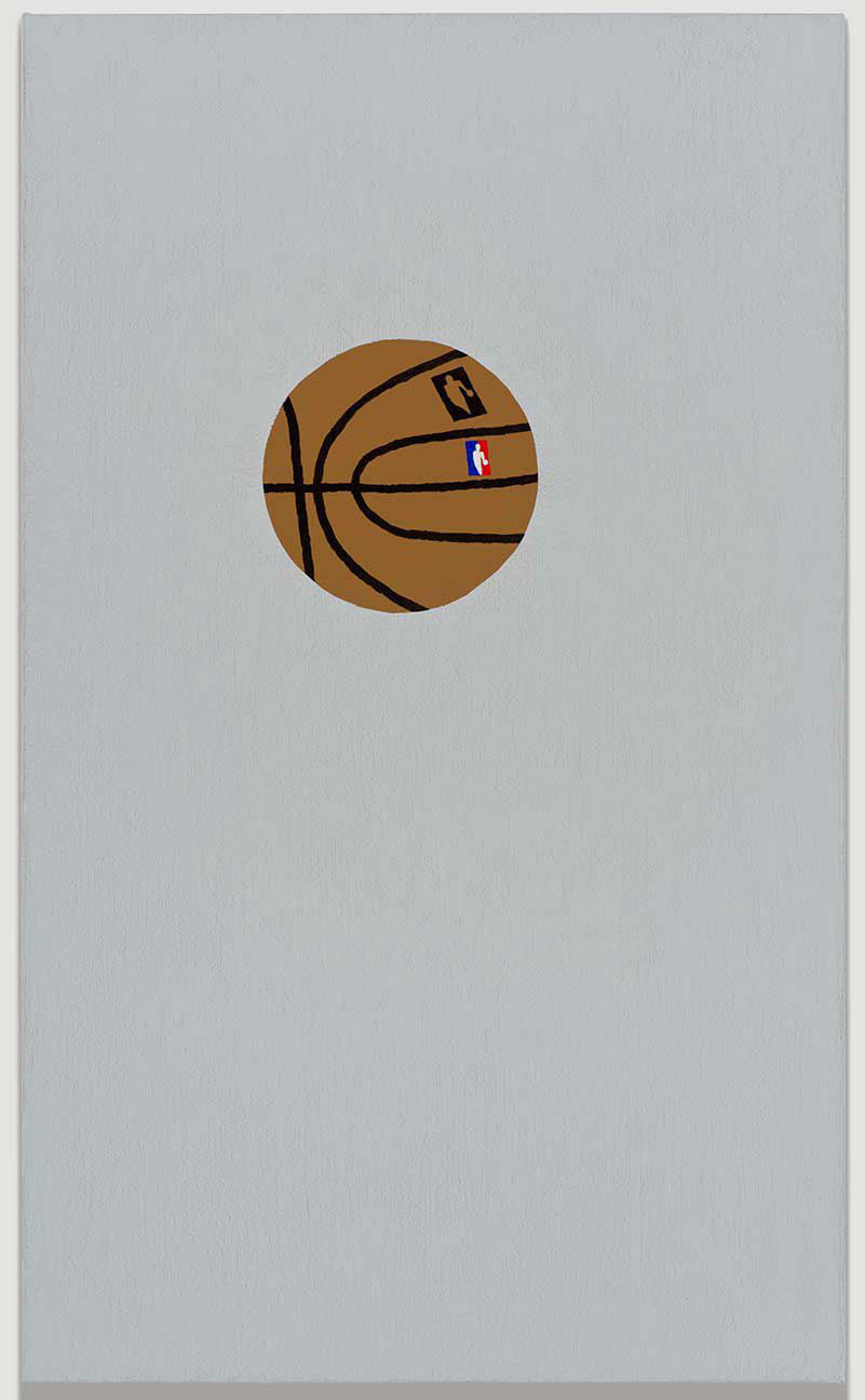 Jonas Wood, Floating Brown Ball, 2014