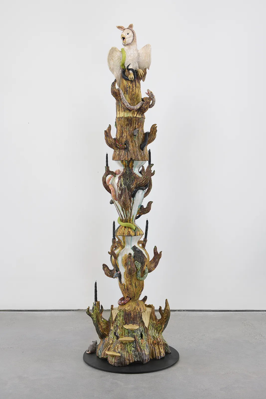 Roxanne Jackson, Owl Candelabra, 2025