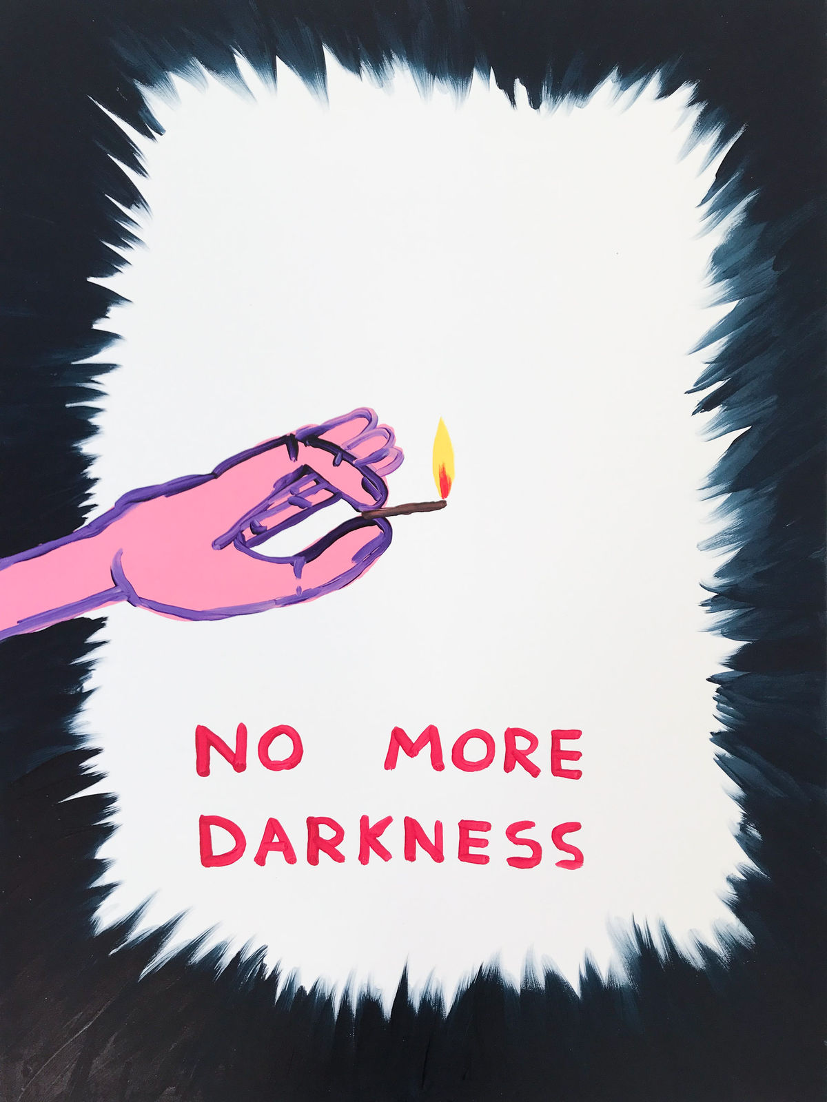 David Shrigley, Untitled (No More Darkness), 2019