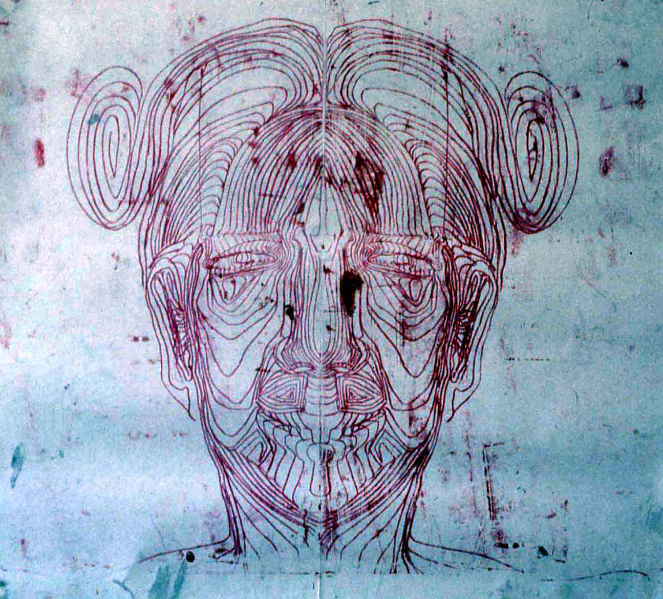 Matthew Monahan, Untitled (Red Face), 1997