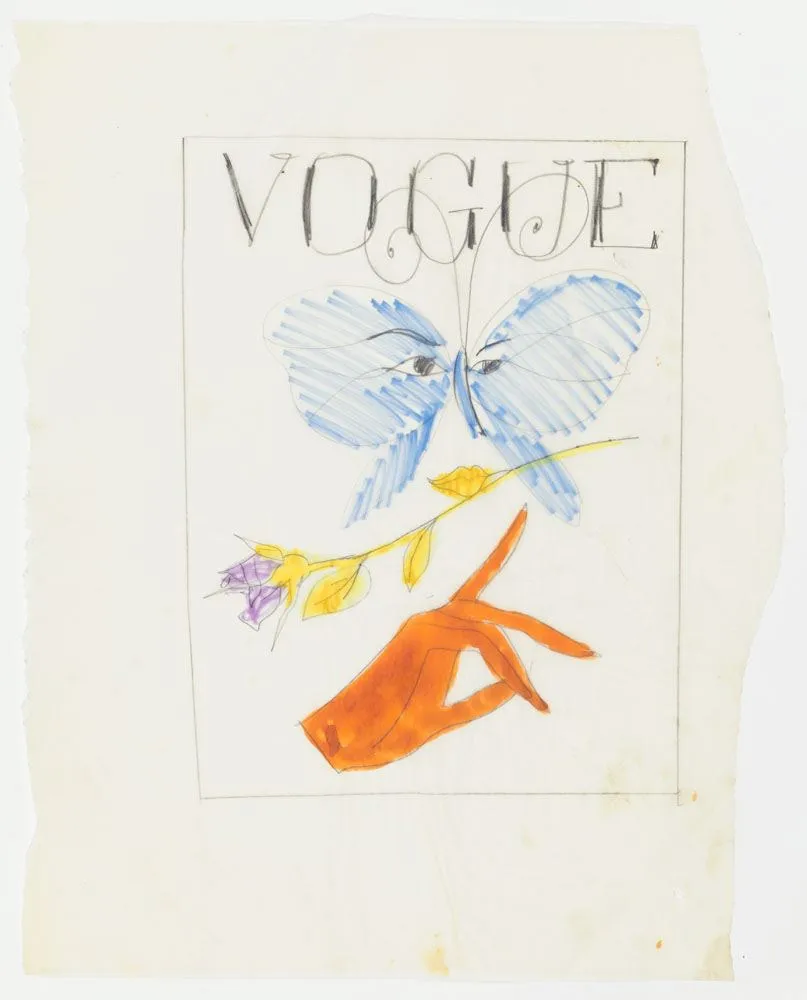 Andy Warhol, "Vogue", c. 1958