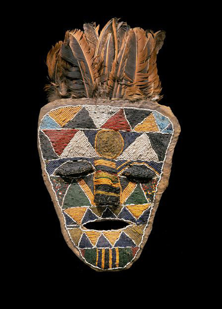 Tabwa, Beaded Face MaskZaire-Zambia border-area; Lake Tanganyika