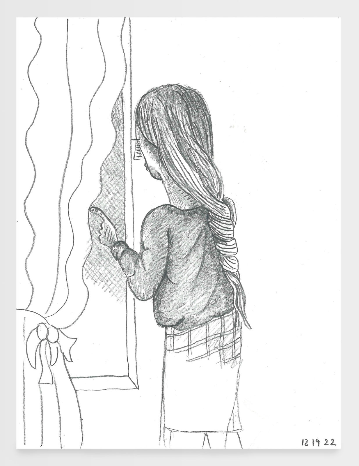 Brian Calvin, Untitled (December 19), 2022