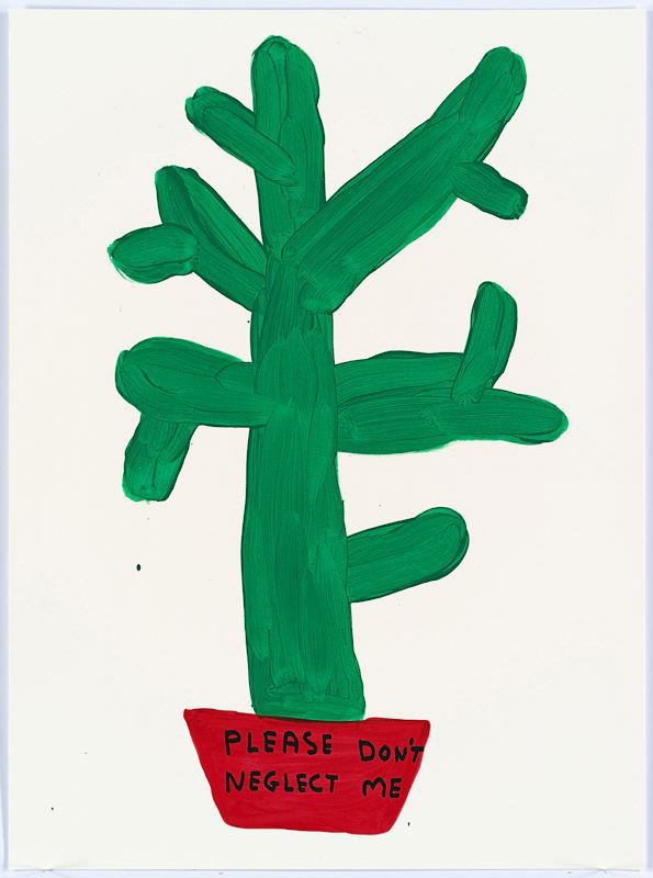 David Shrigley, Untitled (Please don't neglect me), 2015